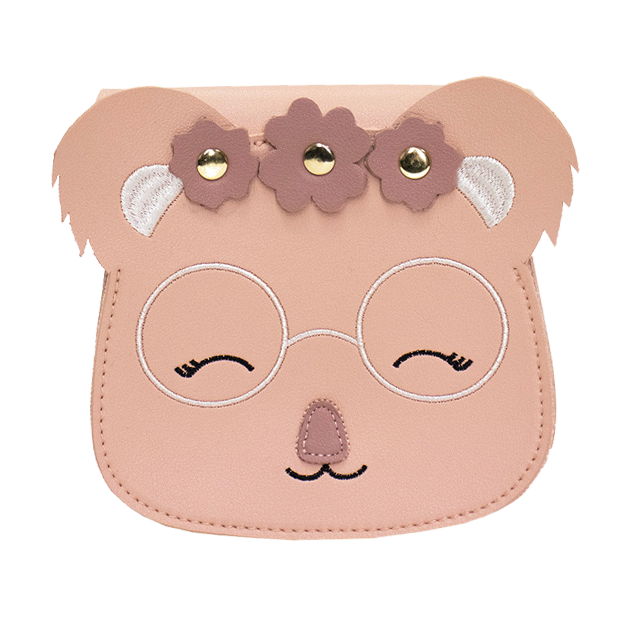 Kinderschoudertas - Yumi de kleine koala Roze
