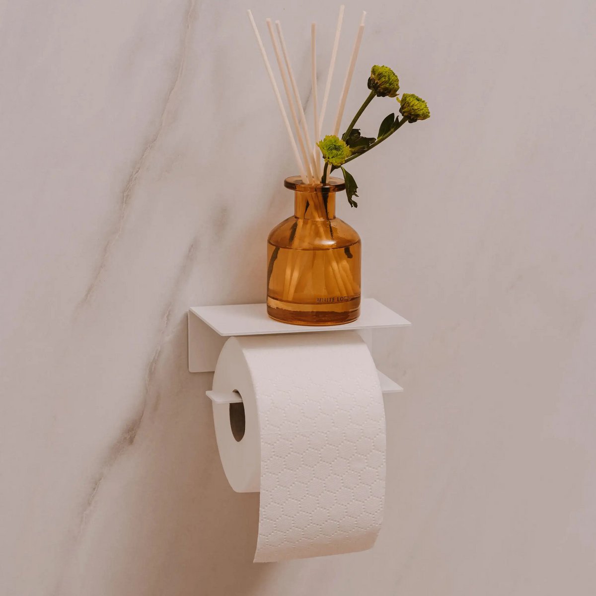Portarrollos Bari – accesorios baño moderno con estante