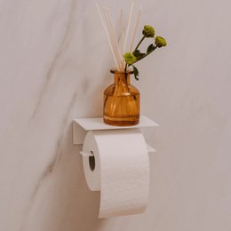Portarrollos Bari – accesorios baño moderno con estante