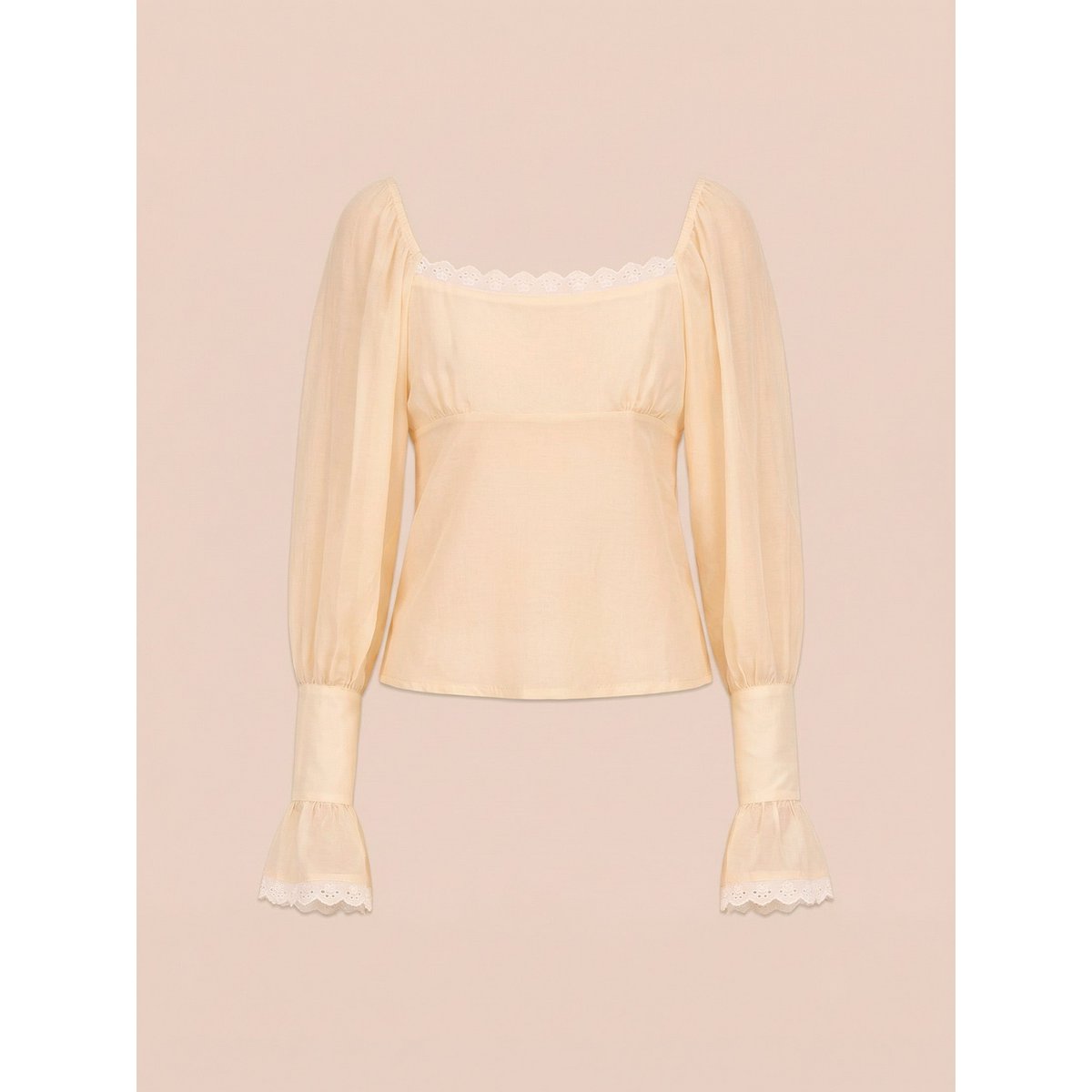 Crème Crush-blouse