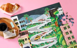 LOMBARD STREET - Jigsaw Puzzle 1000 brikker