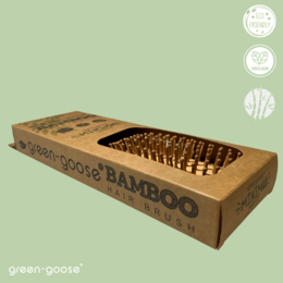 green-goose Brosse à cheveux en bambou XL
