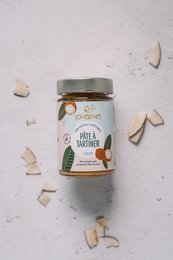 Creamy coconut spread with natural ingredients. Contains coconut, almonds, and honey for a delicious, spreadable texture.