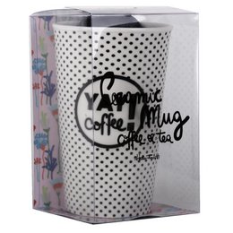 CERAMIC TAKE AWAY COFFEE MUG HF