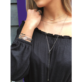 Stainless steel ball bracelet
