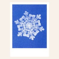 Risography Postcard - Snow - DIN A6