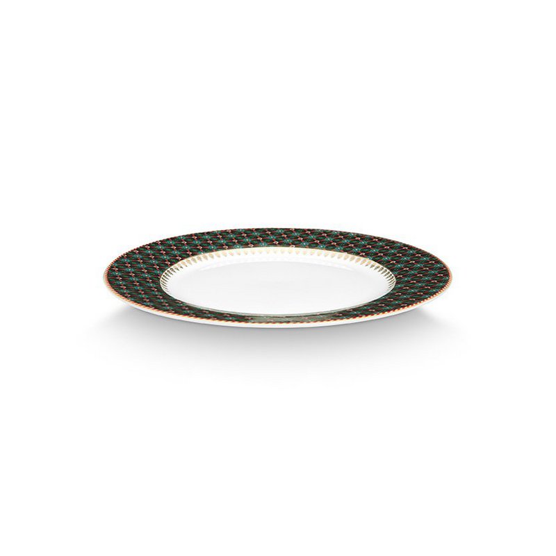 Plate Clover Green 23cm