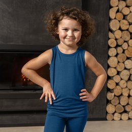 Denim sans manches 160 g/m² pour enfants