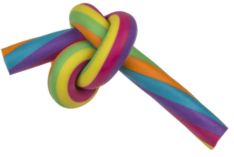 Stretchy string, Rainbow, 30 cm,