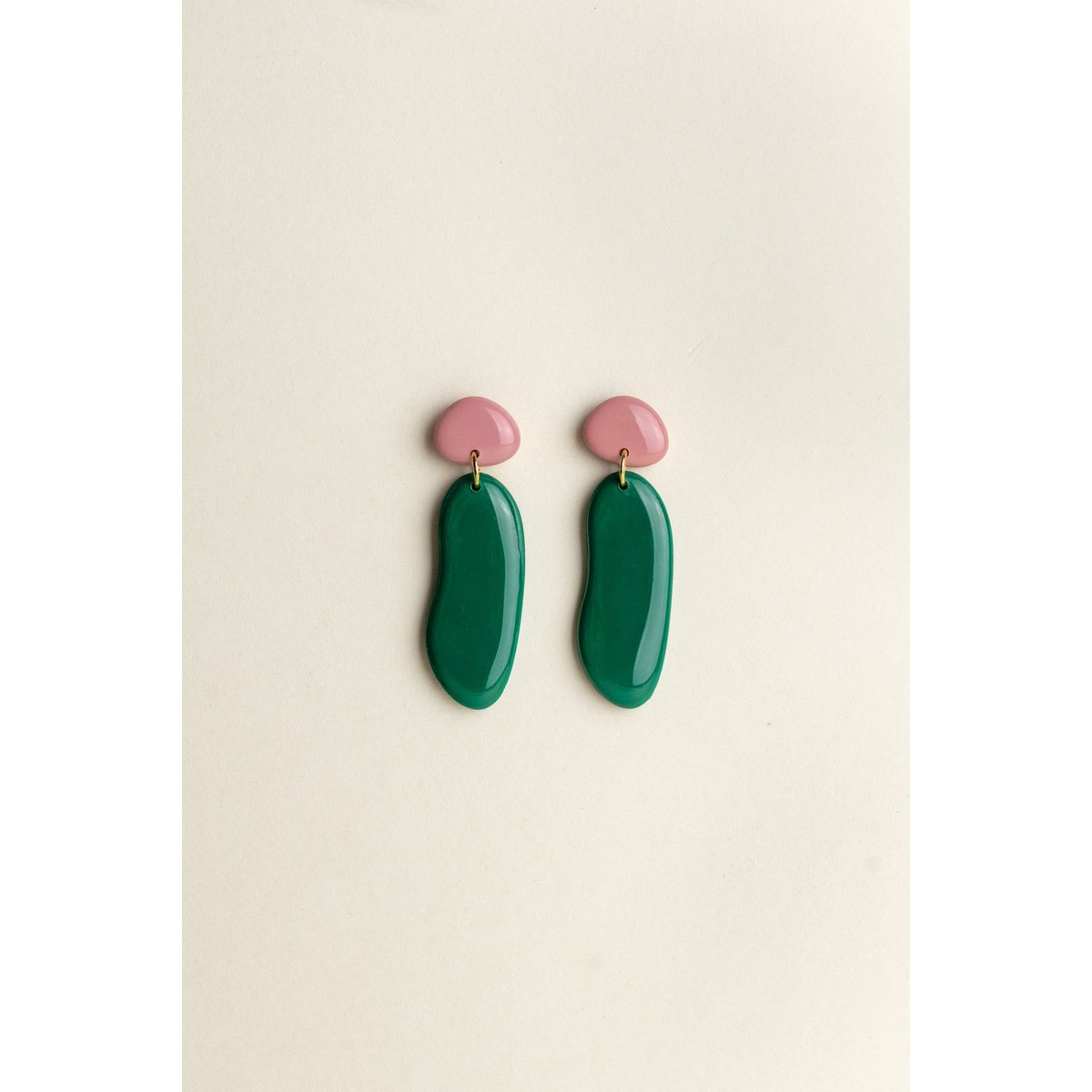 Boucles d'oreilles Nora - Bloom / Émeraude