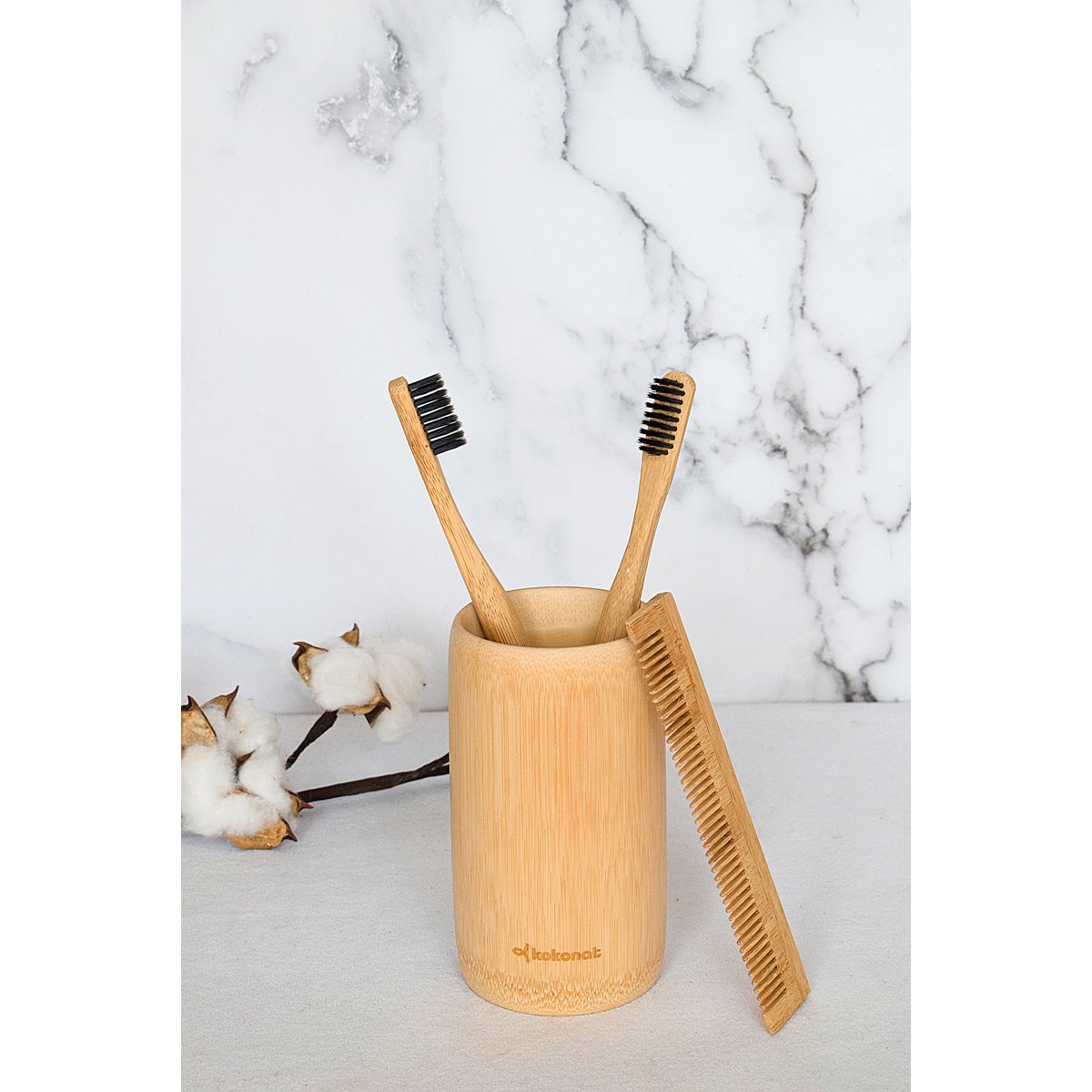 Bamboo Hair Comb 13x3cm | Bath natural accessory