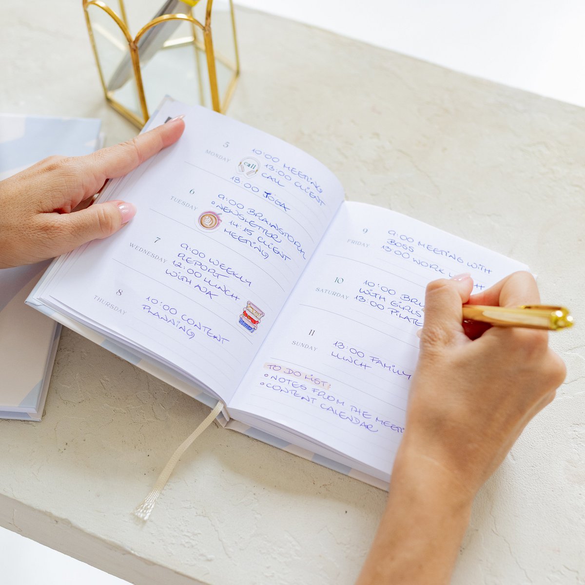 Hardback A6 Planner 2026 Eden Garden