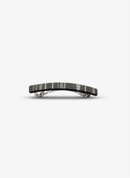Hair clip Janet stripes black