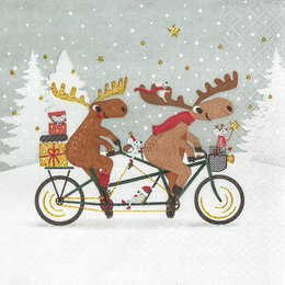 Lunch-Servietten Tandem Moose