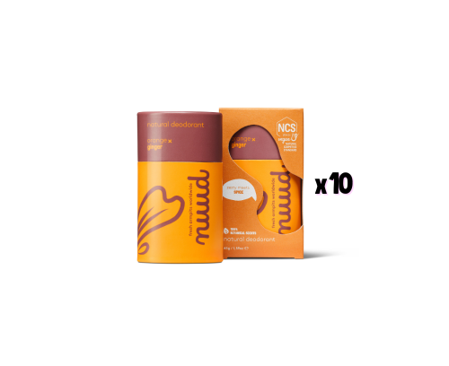 Déodorant Vegan - Stick Orange x Gingembre (x10)