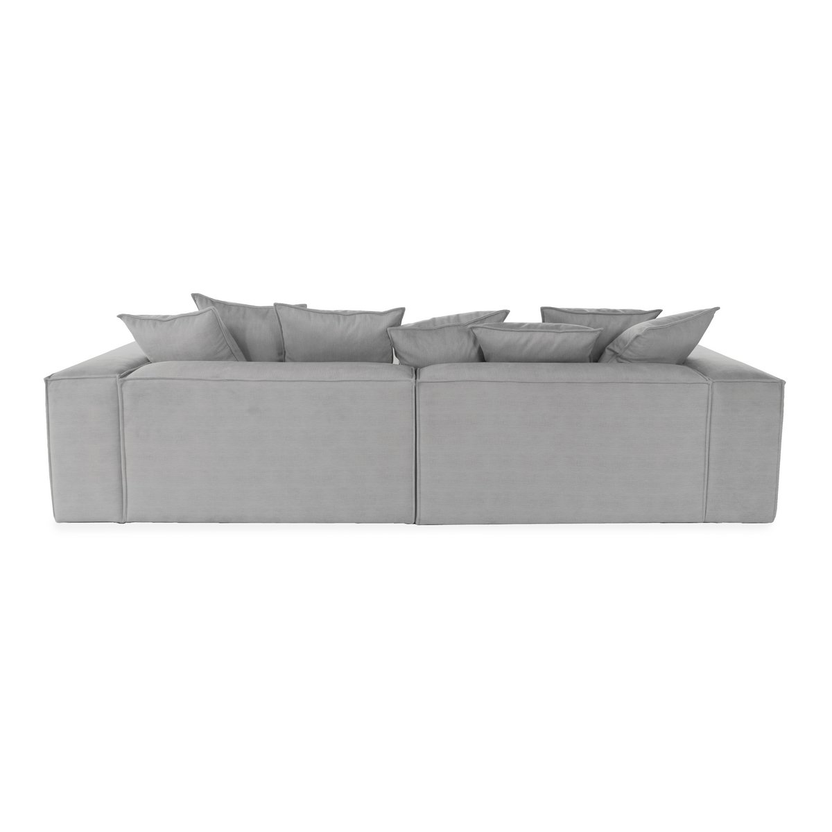 Van Morris 4-seater, Concrete Grey, Exclusive Corduroy from the Belgium company BRUTEX