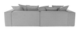 Van Morris 4-seater, Concrete Grey, Exclusive Corduroy from the Belgium company BRUTEX