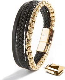 Bracciale in pelle "Eroe"