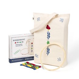 DIY Tote Bag Broderi Kit "Boerenbont"
