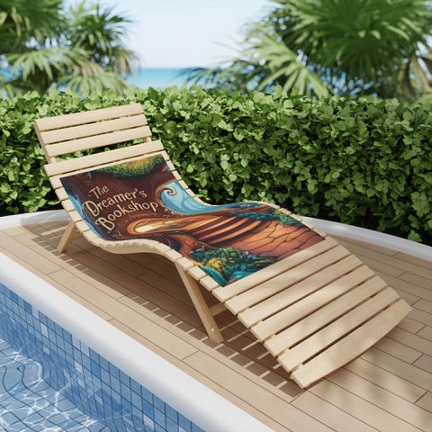 Australia - Dreamer's Bookshop Beach Towel - Cozy Literary Escape for Sun Lovers