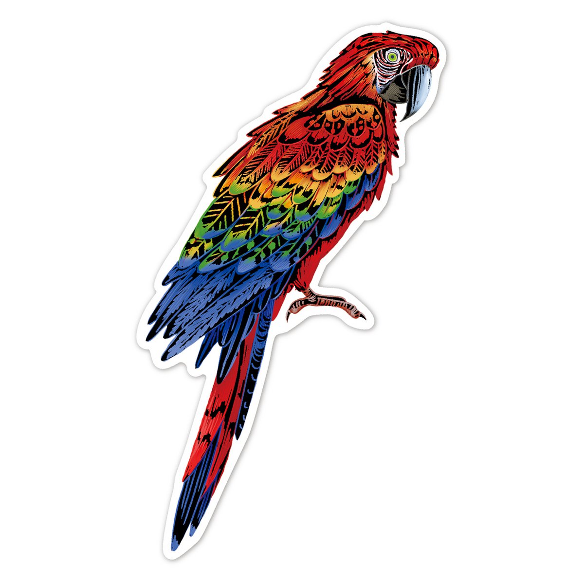 Scratch Stickers - Vogels