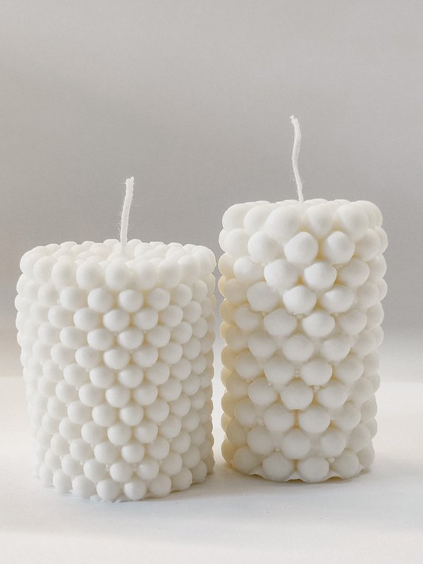 Bubbles M & L candle set - Bubbles M & L Candle Set