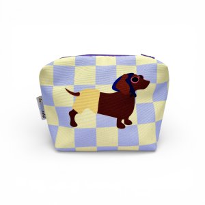 Make-up bag · Dachshund in swimsuit