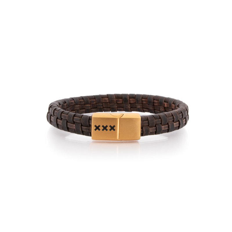 Leren Armband Bruin | YUP