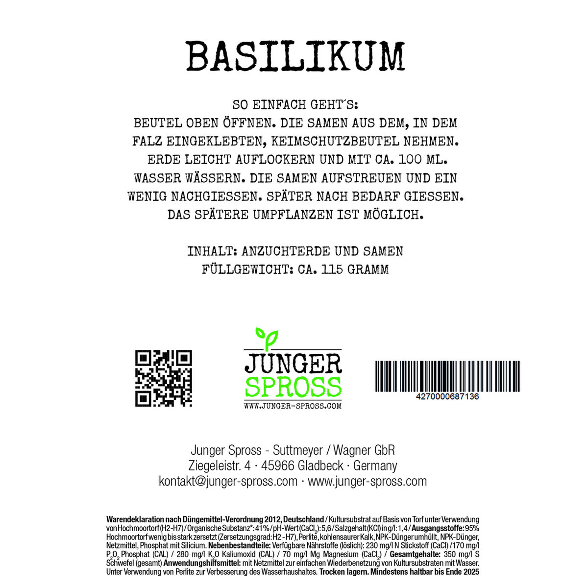 Give your life a gin (basil)