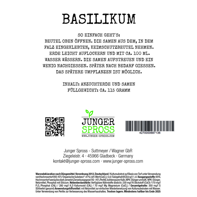 Give your life a gin (basil)