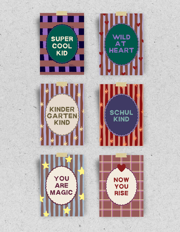Cartolina "Super Cool Kid"