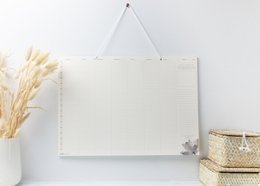 Prikkelarme A3 weekplanner / deskplanner 'Lotus' schrijfblok