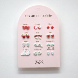 Offer of 20 poetic earrings cards