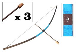 BOW RUSTIK + 3 ARROWS - ST454F