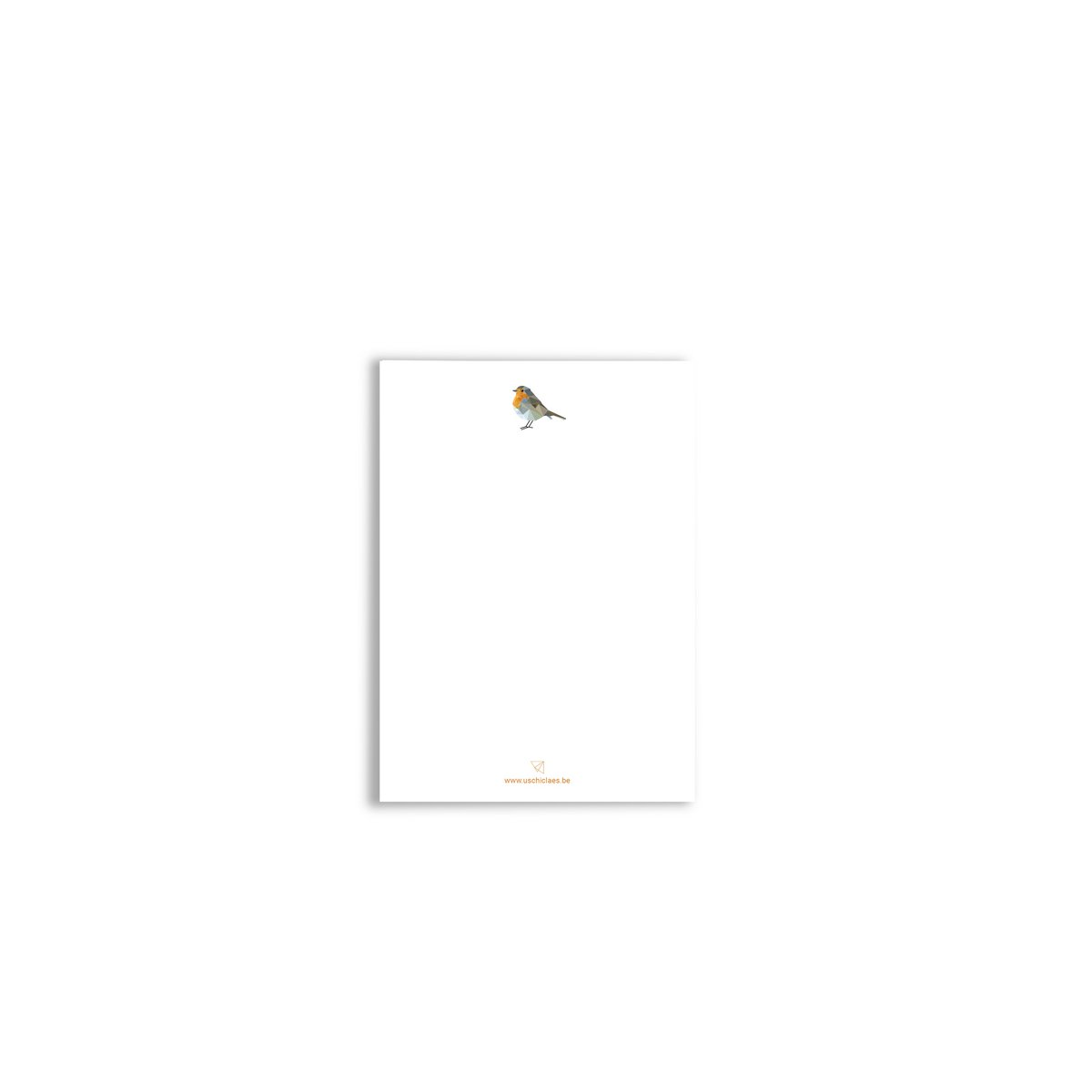 Cartolina di auguri Robin con busta