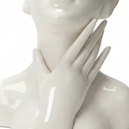 Vase White - Ceramic vase - Vase Face