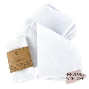 Tears of happiness / tears of joy cloths made of cotton 21x21cm