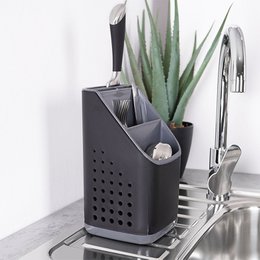 Cutlery holder / drainer plastic 14x12.5x23cm