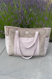 Rejsetaske "Pink & Beige"