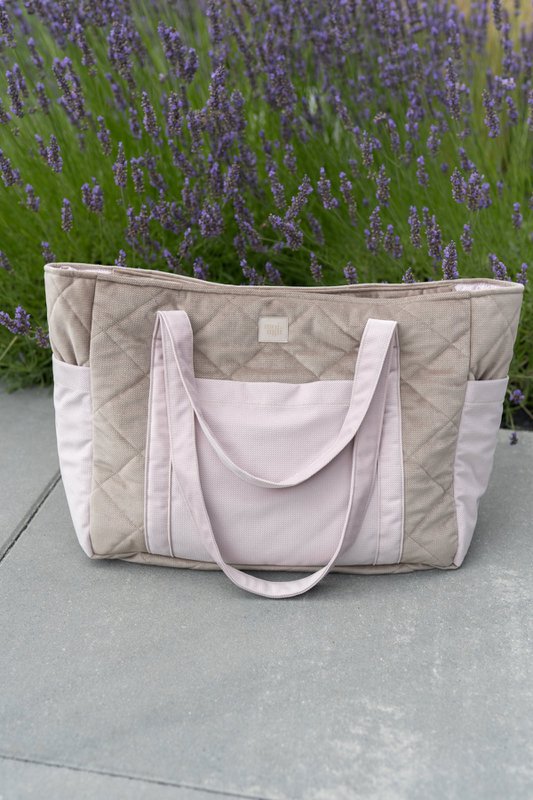 Rejsetaske "Pink & Beige"