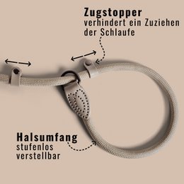 NE & NO® Retrieverleine - Touline met een geïntegreerde kraag