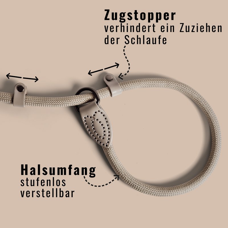 NE & NO® Retrieverleine - Touline met een geïntegreerde kraag