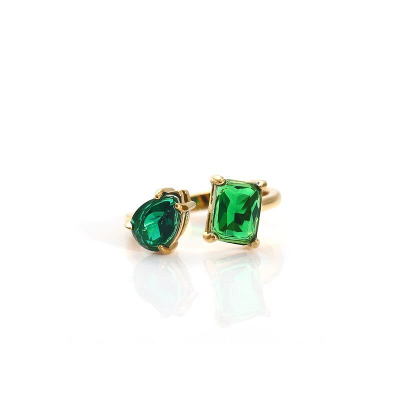 Helena - Pæreformet forlovelsesring vintage