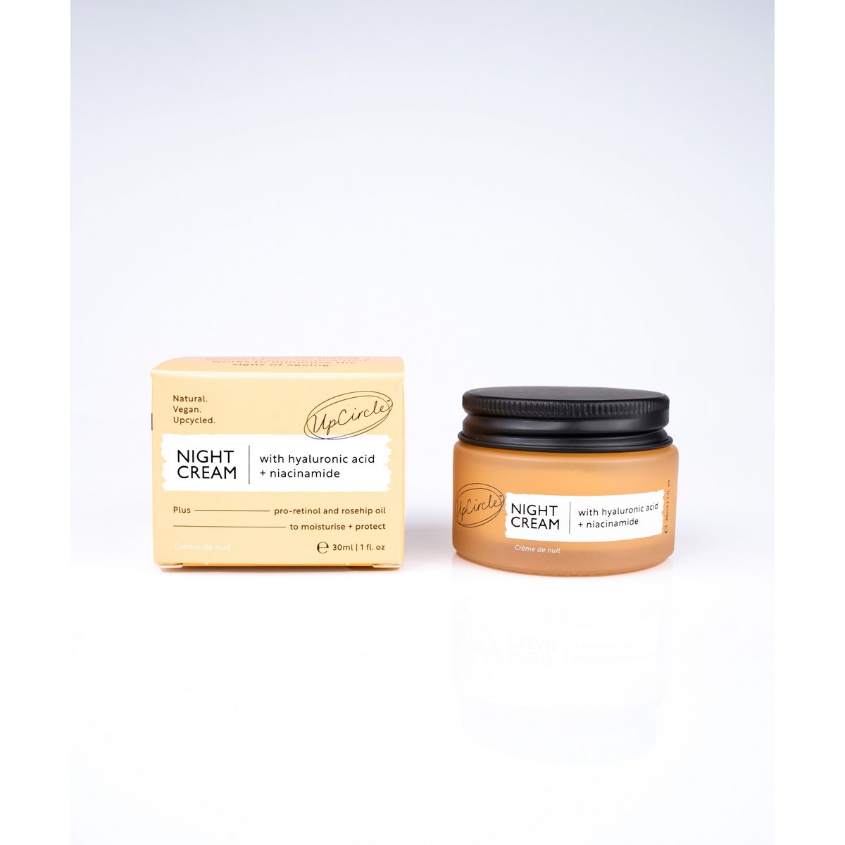 Crème de Nuit à l'Acide Hyaluronique + Niacinamide - Format Voyage