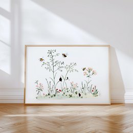 Stampa artistica - prato fiorito
