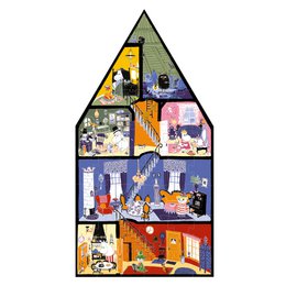 Mumins - Deko-Puzzle - Haus