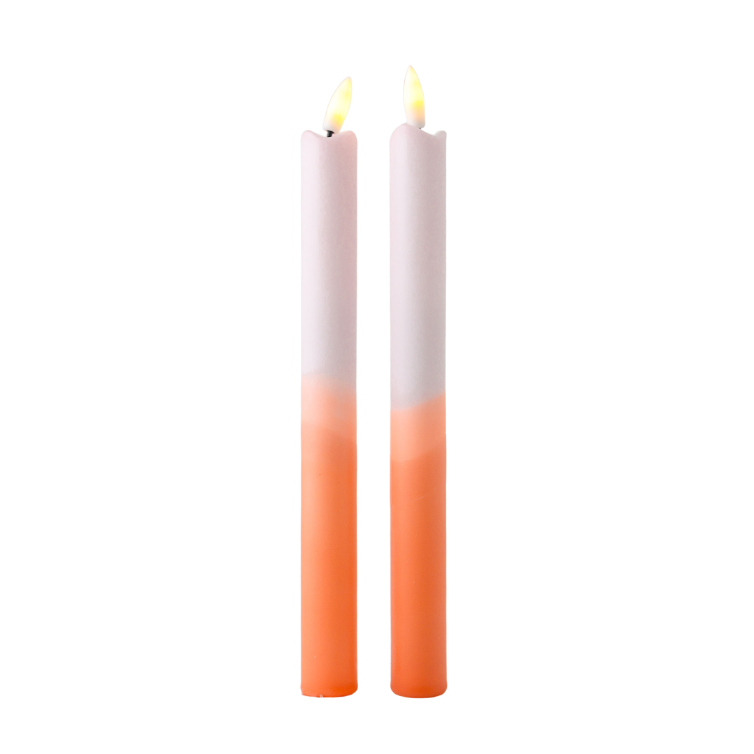 LED-søjlelys Peachy - Sæt med 2
