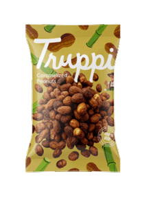 100 % KARAMELLISIERTE ERDNÜSSE, nur mit ZUCKERROHR