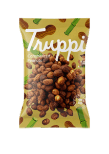 100 % KARAMELLISIERTE ERDNÜSSE, nur mit ZUCKERROHR