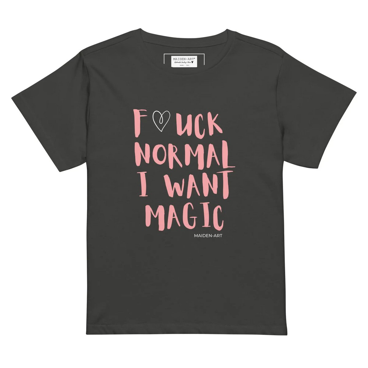 T-shirt da donna F*CK NORMAL I WANT MAGIC T-shirt da donna a vita alta